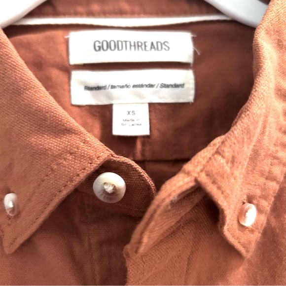 Brown long sleeve button down Shirt - Picture 2 of 5